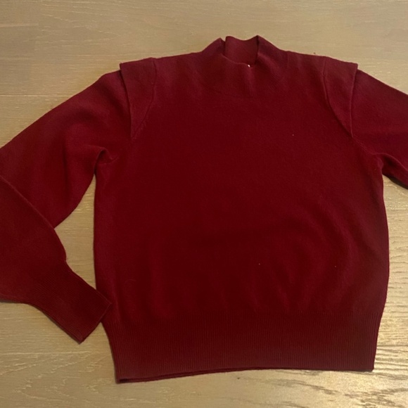 JOIE ruby red cashmere sweater, size XS - Picture 1 of 8